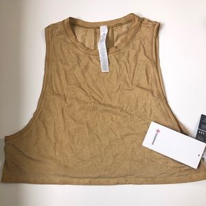 NWT Lululemon Muscle Love Crop Tank Size 8